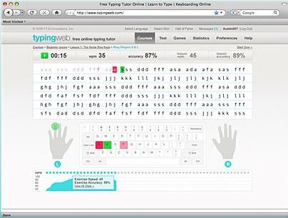 TypingWeb est un service Web pour tous ceux qui veulent apprendre Ã  ...